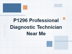 P1296 Issue? Locate a Professional Diagnostic Technician Near You